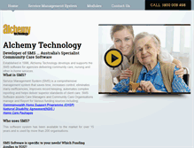 Tablet Screenshot of alchemytechnology.com.au